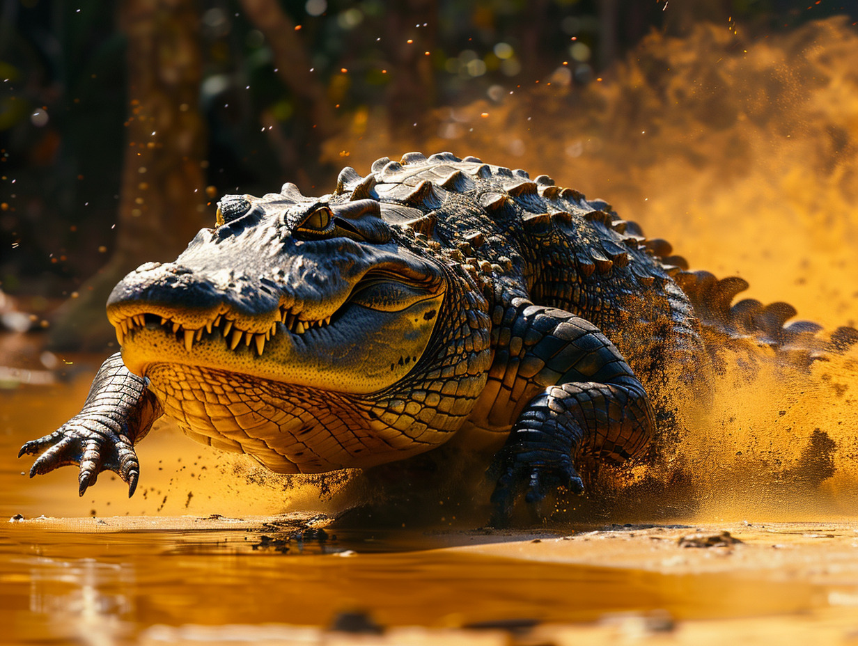 crocodile  vitesse
