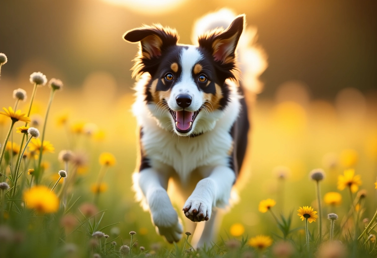 border collie croisé berger australien